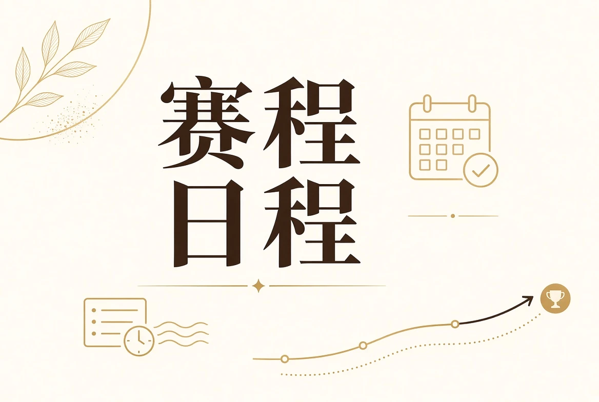 每日大赛赛程安排主题视觉